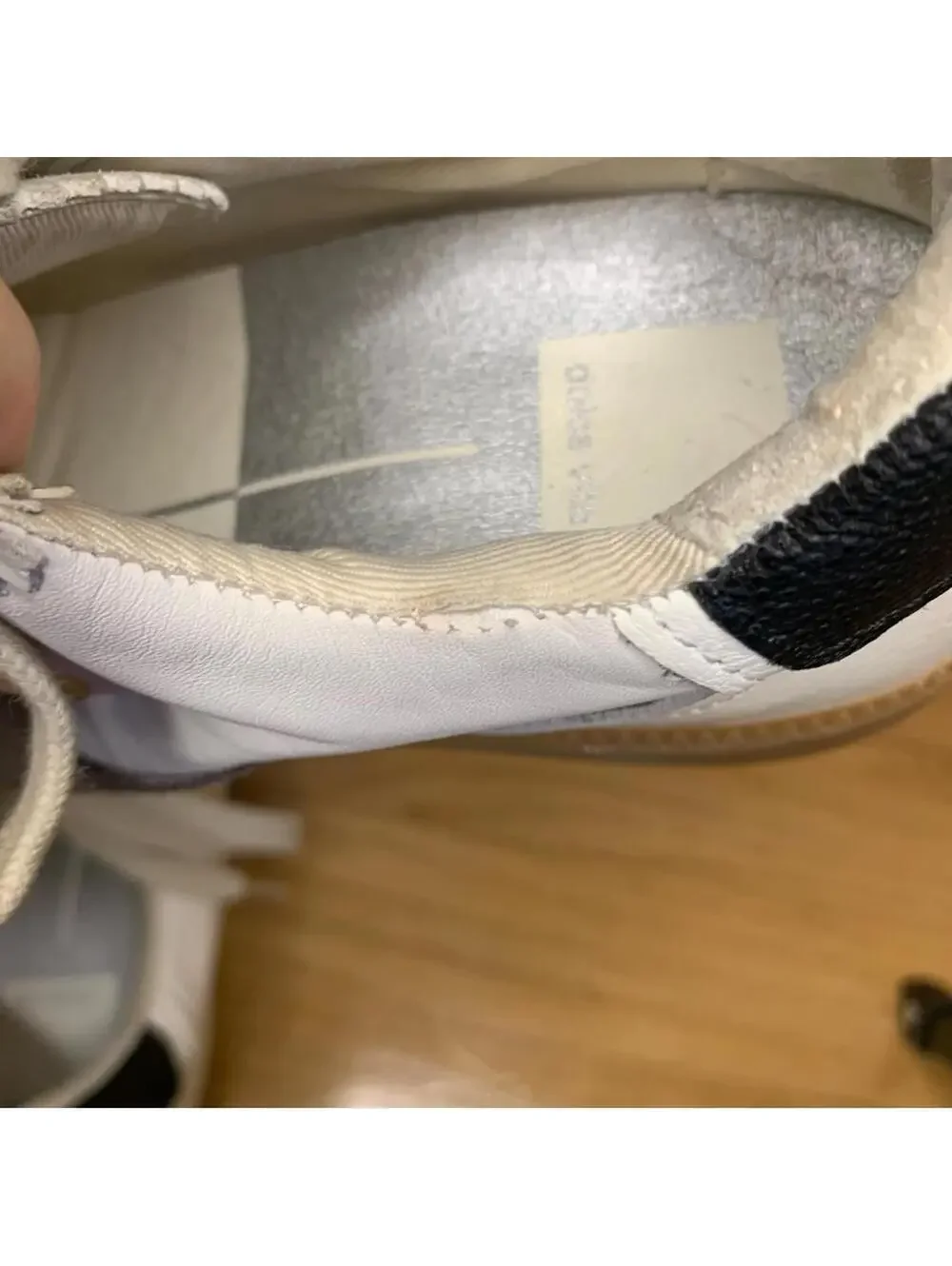 Dolce Vita Notice Sneakers in White Gray Leather - Size 6
